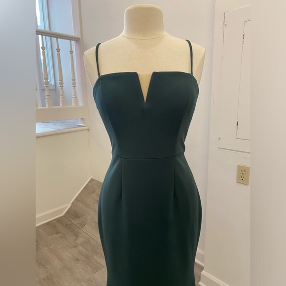 NEW WATTERS - MABRY DRESS - EVERGREEN - SIZE 8 - Picture 6 of 6